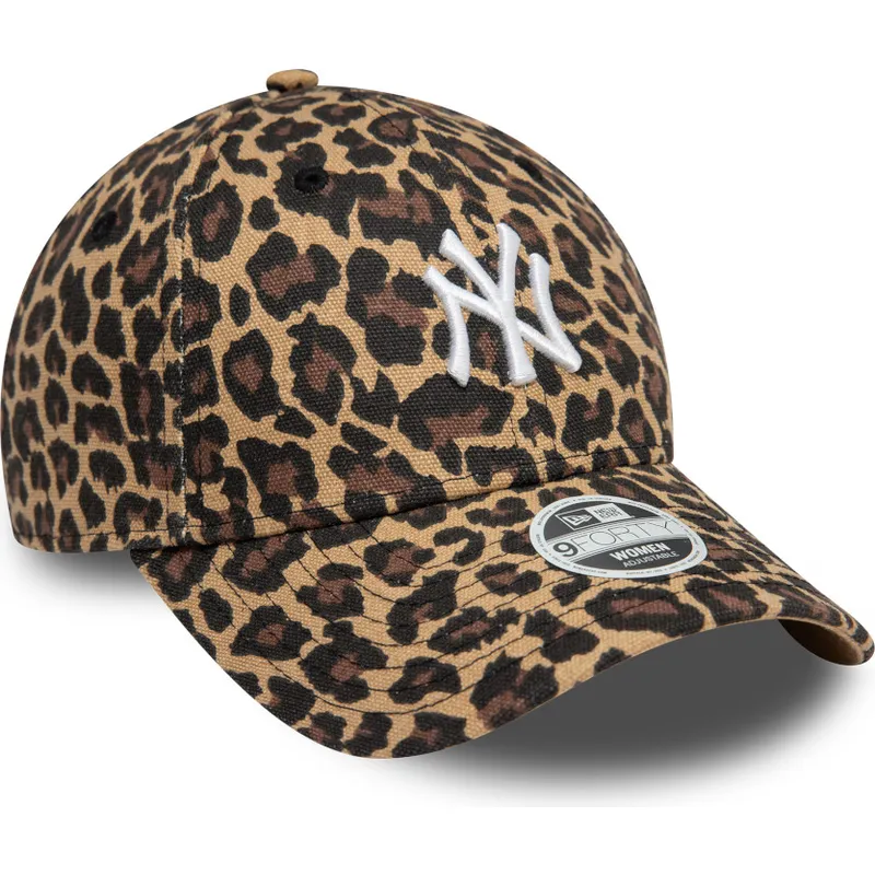 kepure-islenkta-leopardinis-reguliuojamas-9forty-new-york-yankees-mlb-new-era