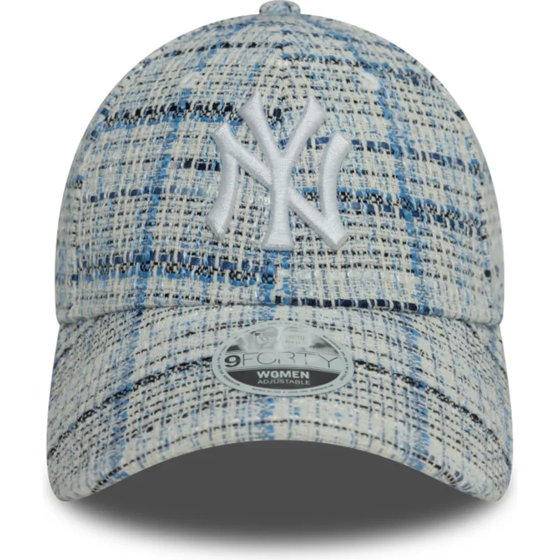 cap-islenkta-blue-adjustable-strap-9forty-tweed-new-york-yankees-mlb-new-era