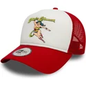 kepure-islenkta-raudona-snapback-vaikams-9forty-a-frame-wonder-woman-dc-comics-new-era