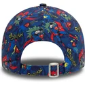 cap-islenkta-navy-blue-adjustable-strap-vaikams-9forty-all-over-print-superman-dc-comics-new-era