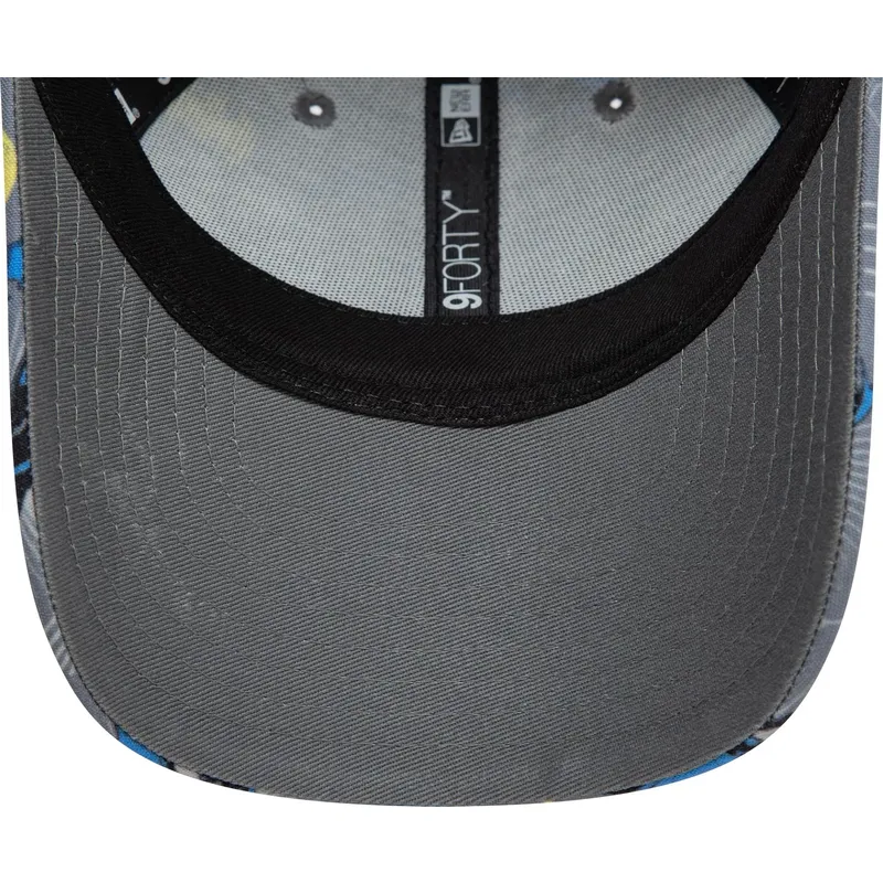 cap-islenkta-gray-adjustable-strap-vaikams-9forty-all-over-print-batman-dc-comics-new-era