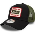 czarna-i-zielona-czapka-trucker-9forty-a-frame-patch-marki-new-era