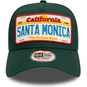 zielona-czapka-z-zakrzywionym-daszkiem-snapback-9forty-a-frame-license-plate-santa-monica-miasta-i-plaze-new-era