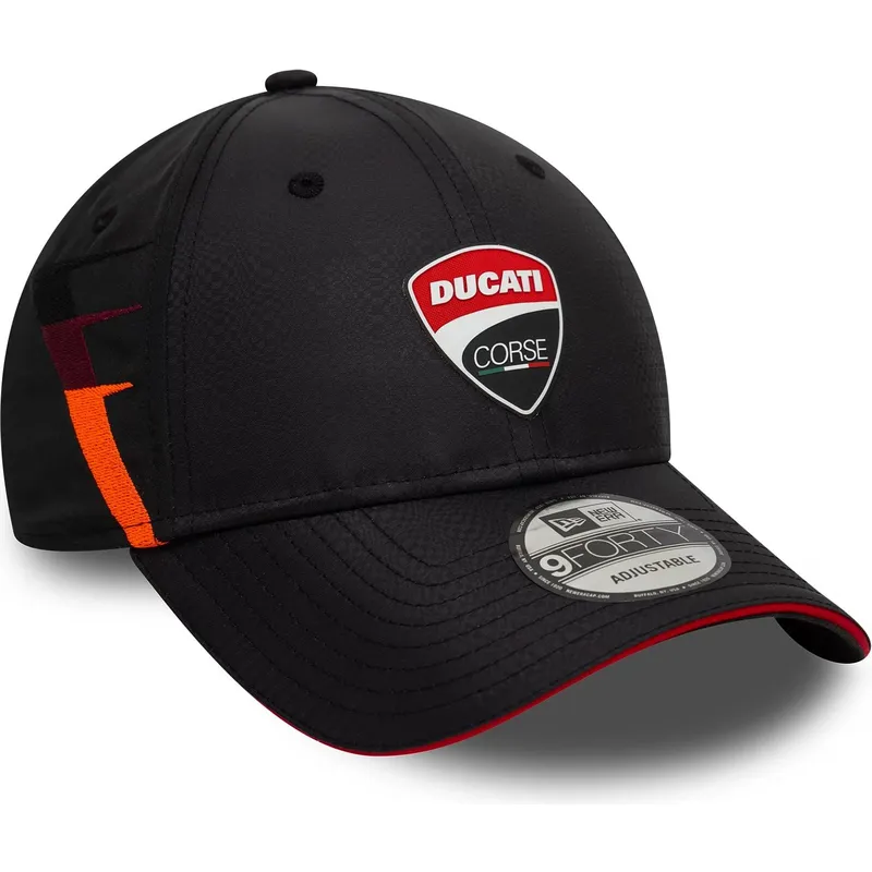 kepure-islenkta-juoda-reguliuojamas-9forty-gradient-print-ducati-motor-motogp-new-era