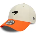kepure-islenkta-oranzine-reguliuojamas-9forty-contrast-visor-mclaren-racing-formula-1-new-era