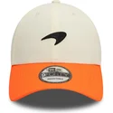 kepure-islenkta-oranzine-reguliuojamas-9forty-contrast-visor-mclaren-racing-formula-1-new-era