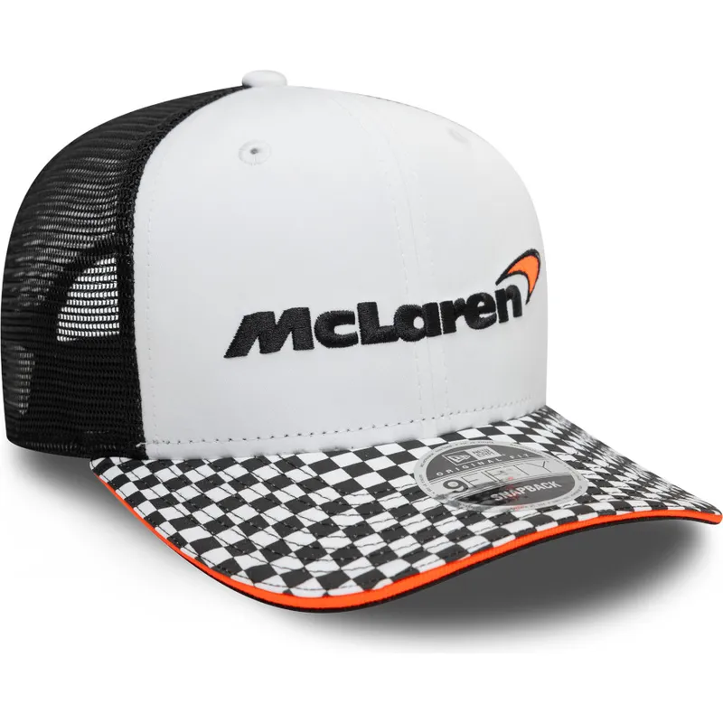 kepure-plokscia-juoda-snapback-9fifty-checkered-visor-mclaren-racing-formula-1-new-era