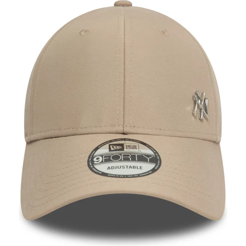 kepure-islenkta-ruda-reguliuojama-juostele-claro-9forty-flawless-new-york-yankees-mlb-new-era