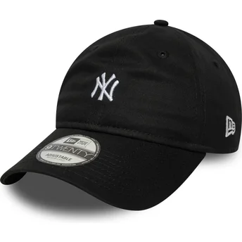 Czapka z zakrzywionym daszkiem czarna regulowana 9TWENTY Mini Logo New York Yankees MLB New Era