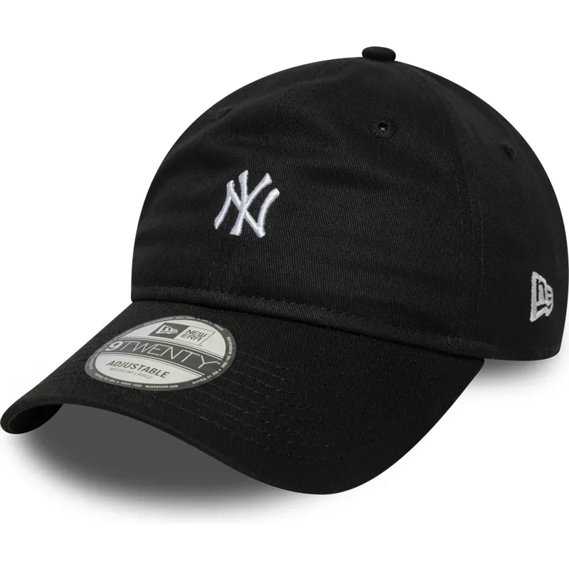 kepure-islenkta-juoda-reguliuojama-juostele-9twenty-mini-new-york-yankees-mlb-new-era