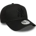 kepure-islenkta-juoda-snapback-e-frame-league-essential-new-york-yankees-mlb-new-era