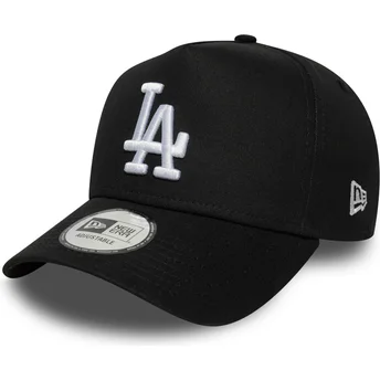 Czarna czapka z zakrzywionym daszkiem snapback E Frame League Essential Los Angeles Dodgers MLB New Era