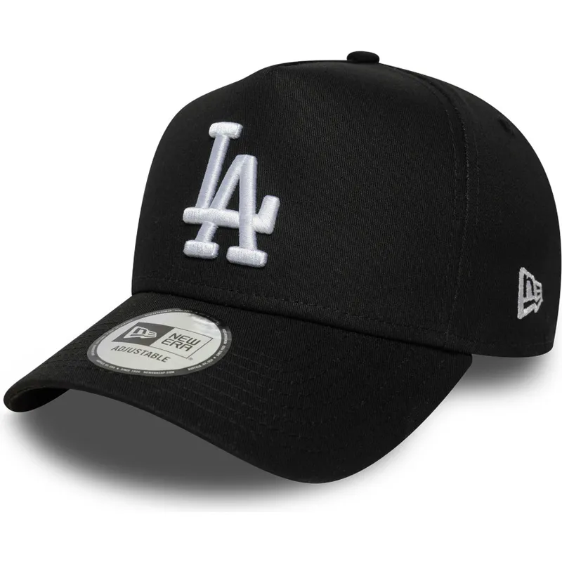 czarna-czapka-z-zakrzywionym-daszkiem-snapback-e-frame-league-essential-los-angeles-dodgers-mlb-new-era