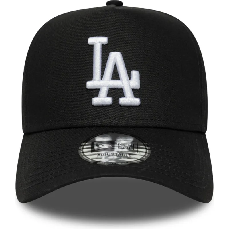 czarna-czapka-z-zakrzywionym-daszkiem-snapback-e-frame-league-essential-los-angeles-dodgers-mlb-new-era
