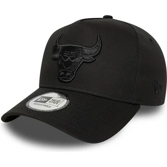 Czarna czapka z zakrzywionym daszkiem snapback E Frame Essential Chicago Bulls NBA New Era