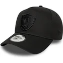 kepure-islenkta-juoda-snapback-e-frame-essential-las-vegas-raiders-nfl-new-era