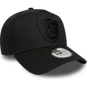 kepure-islenkta-juoda-snapback-e-frame-essential-las-vegas-raiders-nfl-new-era