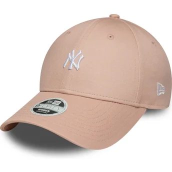 Cap išlenkta pink adjustable strap 9FORTY Mini New York Yankees MLB New Era