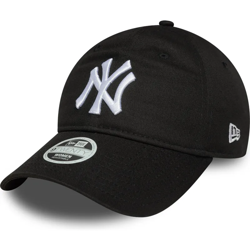 kepure-islenkta-juoda-reguliuojama-juostele-9twenty-league-essential-new-york-yankees-mlb-new-era
