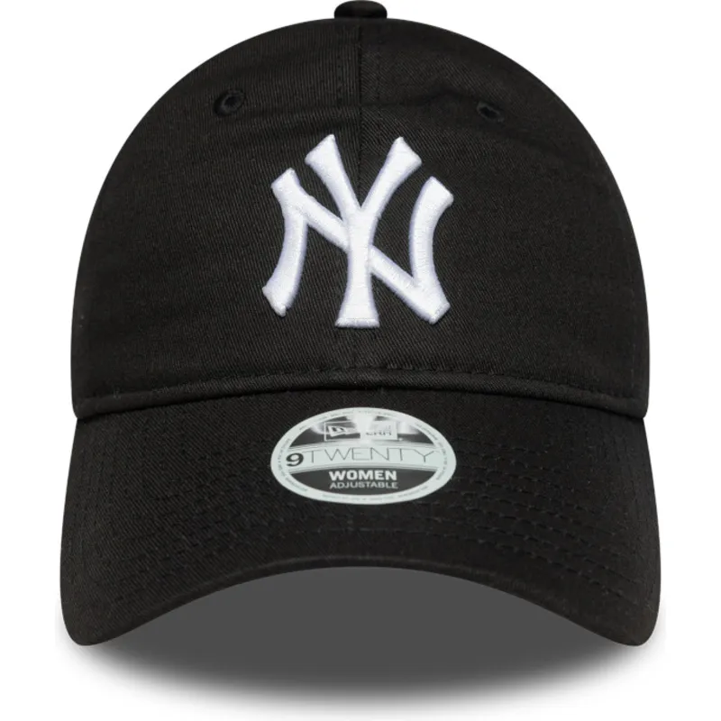 kepure-islenkta-juoda-reguliuojama-juostele-9twenty-league-essential-new-york-yankees-mlb-new-era
