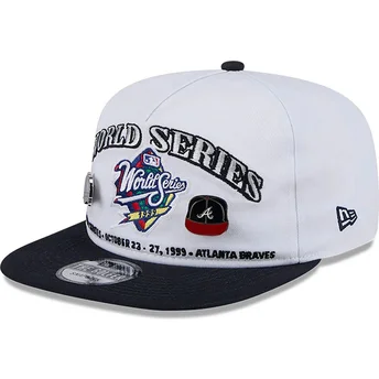 Cap plokščia black snapback Golfer Championship Pin New York Yankees & Atlanta Braves MLB New Era