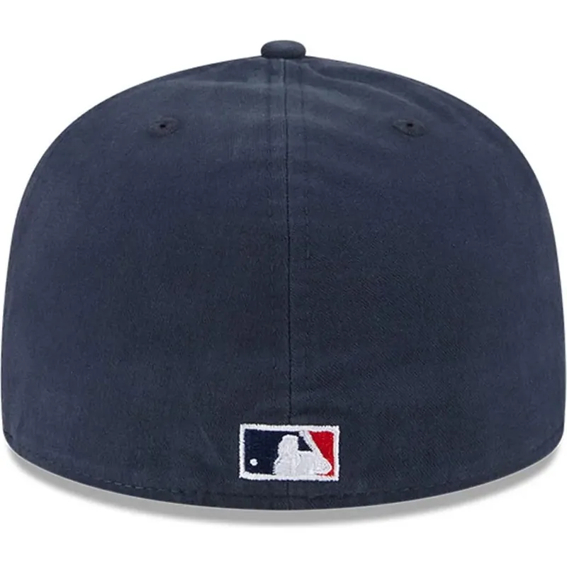 kepure-plokscia-tamsiai-melyna-priglundanti-59fifty-a-frame-championship-side-flag-atlanta-braves-mlb-new-era
