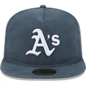 zielona-dopasowana-czapka-z-plaskim-daszkiem-59fifty-a-frame-championship-side-flag-oakland-athletics-mlb-new-era