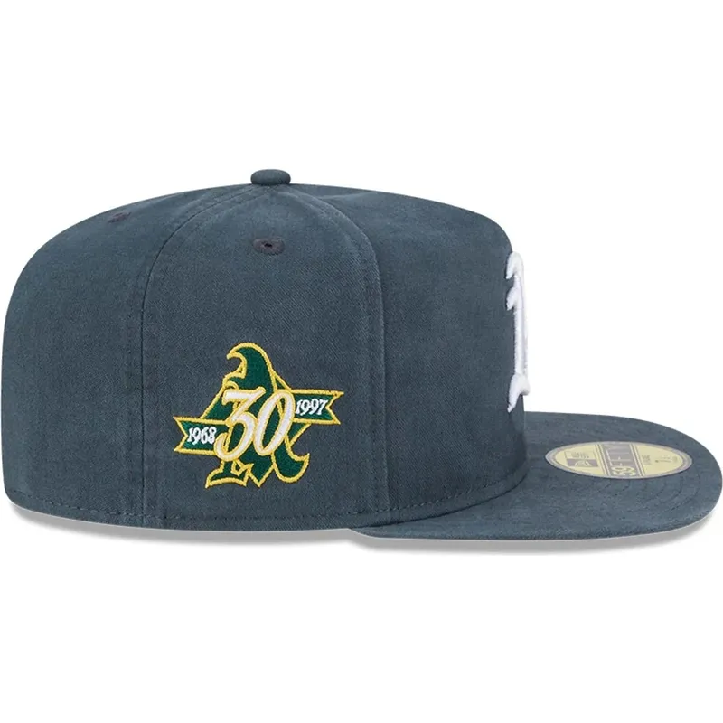 kepure-plokscia-zalia-priglundanti-59fifty-a-frame-championship-side-flag-oakland-athletics-mlb-new-era