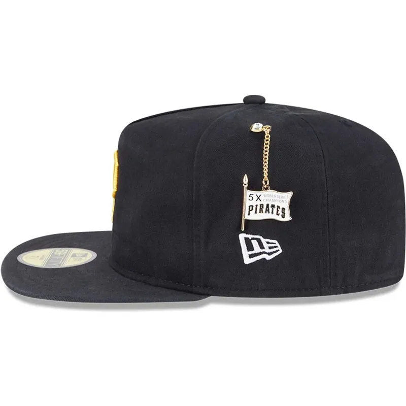 kepure-plokscia-juoda-priglundantis-59fifty-a-frame-championship-side-flag-pittsburgh-pirates-mlb-new-era