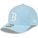 kepure-islenkta-melyna-snapback-9forty-m-crown-a-frame-cotton-weave-boston-red-sox-mlb-new-era
