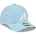 kepure-islenkta-melyna-snapback-9forty-m-crown-a-frame-cotton-weave-atlanta-braves-mlb-new-era