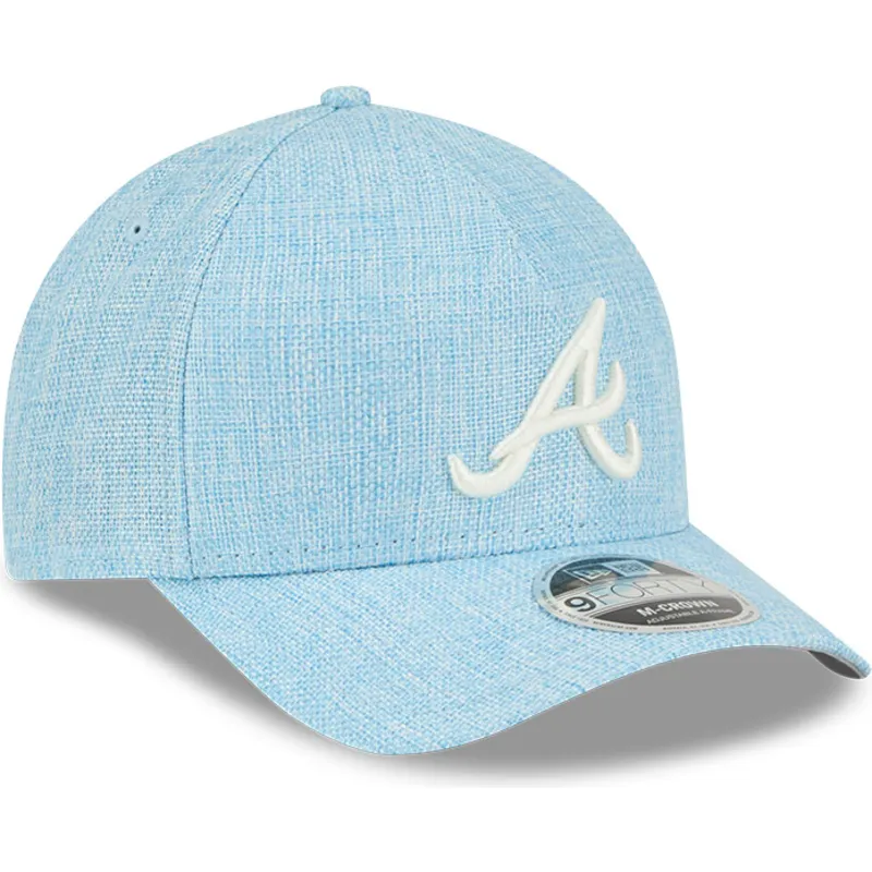 jasnoniebieska-zakrzywiona-czapka-snapback-9forty-m-crown-a-frame-cotton-weave-atlanta-braves-mlb-new-era