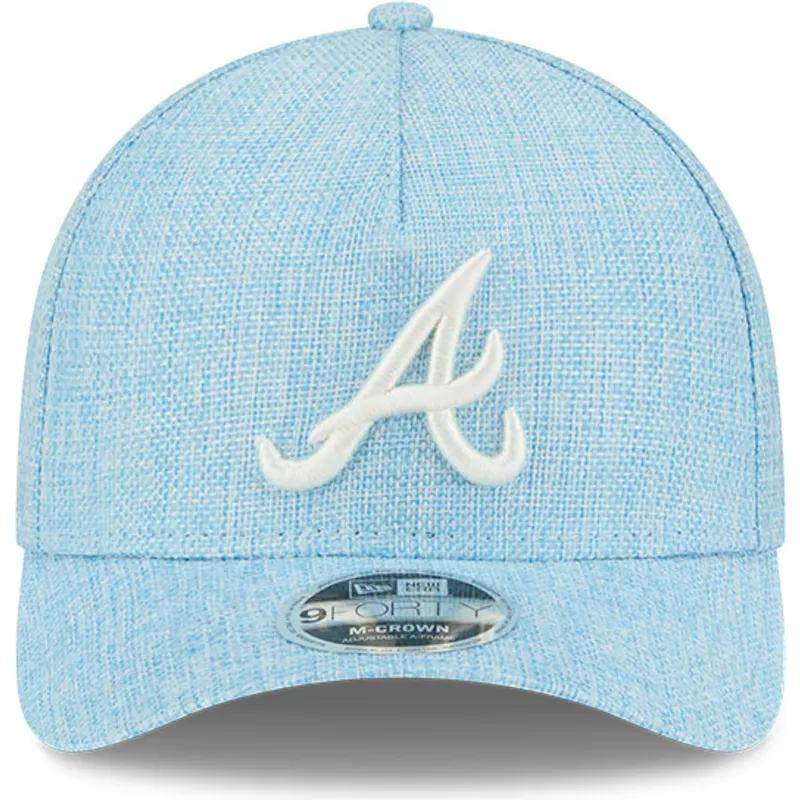 kepure-islenkta-melyna-snapback-9forty-m-crown-a-frame-cotton-weave-atlanta-braves-mlb-new-era