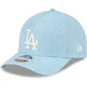 kepure-islenkta-melyna-snapback-9forty-m-crown-a-frame-cotton-weave-los-angeles-dodgers-mlb-new-era