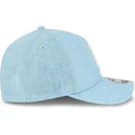 new-era-curved-brim-9forty-m-crown-a-frame-cotton-weave-los-angeles-dodgers-mlb-light-blue-snapback-cap