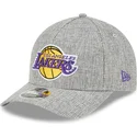 kepure-islenkta-pilka-snapback-9forty-m-crown-a-frame-cotton-weave-los-angeles-lakers-nba-new-era