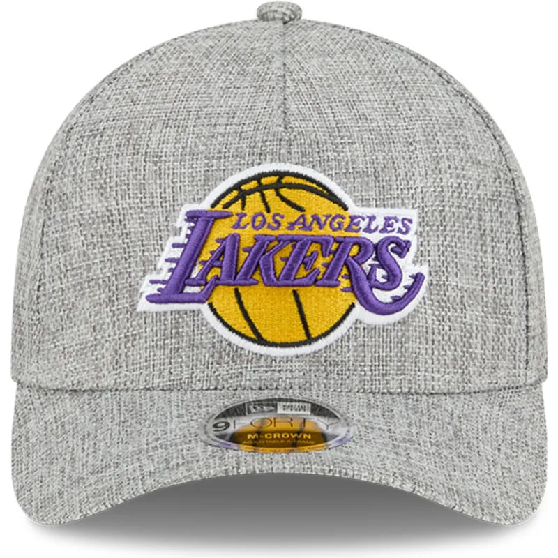 kepure-islenkta-pilka-snapback-9forty-m-crown-a-frame-cotton-weave-los-angeles-lakers-nba-new-era