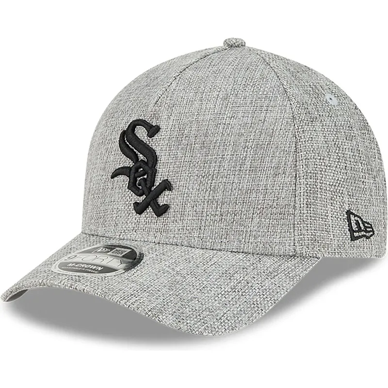szara-czapka-z-zakrzywionym-daszkiem-snapback-9forty-m-crown-a-frame-cotton-weave-chicago-white-sox-mlb-new-era