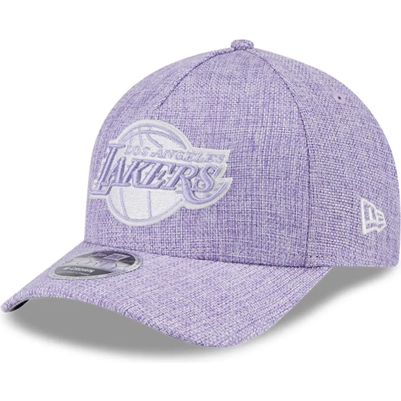 kepure-islenkta-violetine-snapback-9forty-m-crown-a-frame-cotton-weave-los-angeles-lakers-nba-new-era