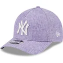 fioletowa-zakrzywiona-czapka-snapback-9forty-m-crown-a-frame-cotton-weave-new-york-yankees-mlb-new-era