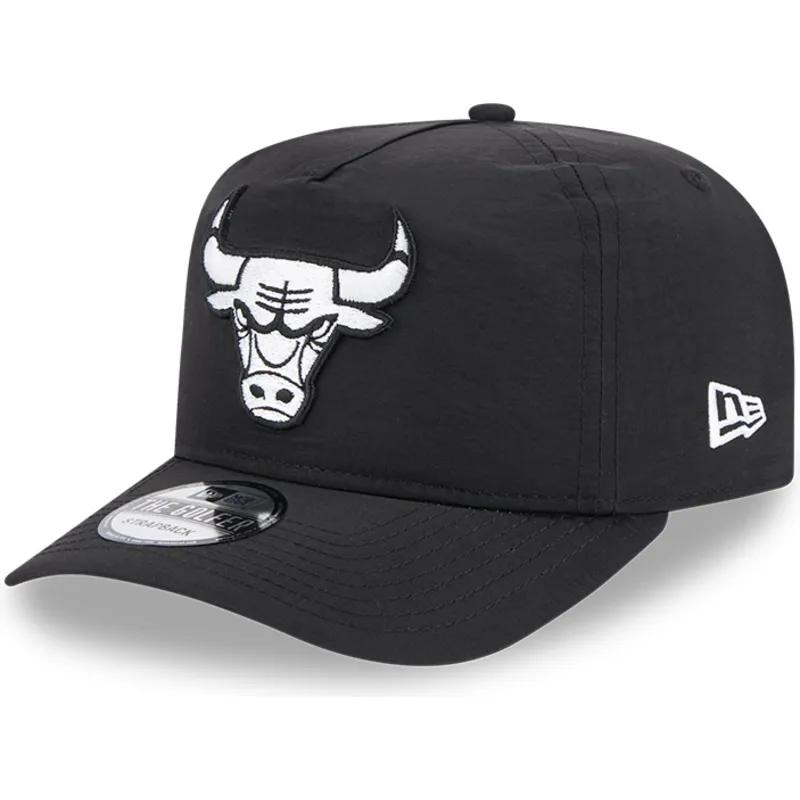 kepure-islenkta-juoda-reguliuojamas-golfer-everyday-nylon-chicago-bulls-nba-new-era