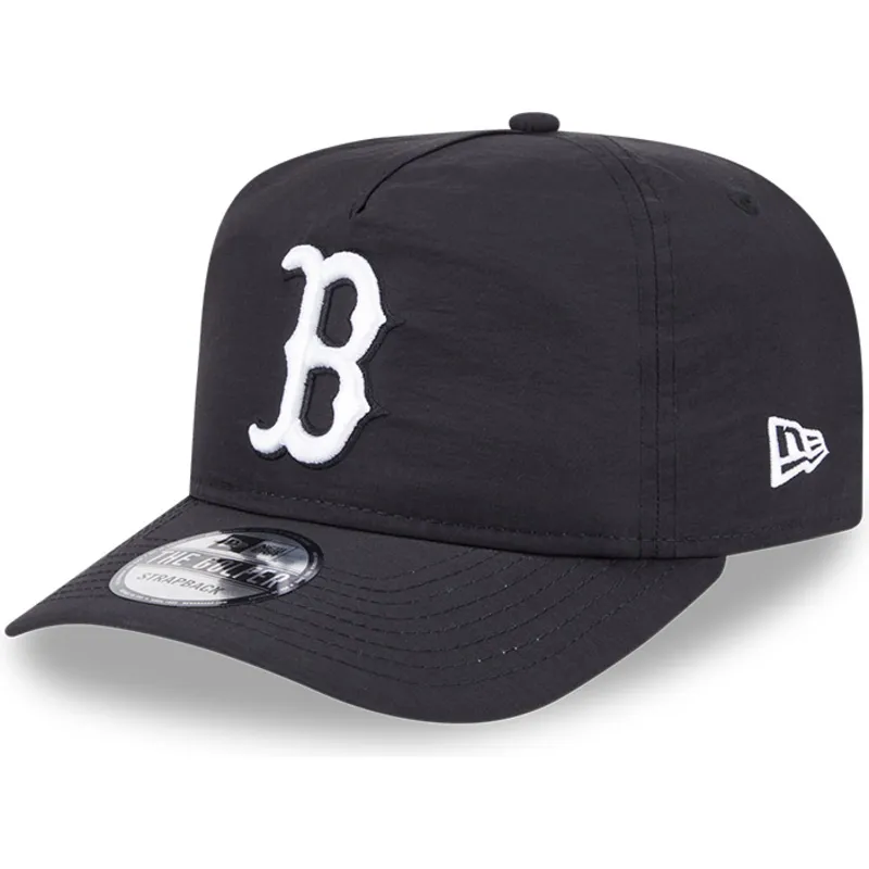 kepure-islenkta-juoda-reguliuojamas-golfer-everyday-nylon-boston-red-sox-mlb-new-era