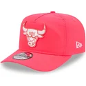 cap-islenkta-pink-adjustable-strap-golfer-everyday-nylon-chicago-bulls-nba-new-era