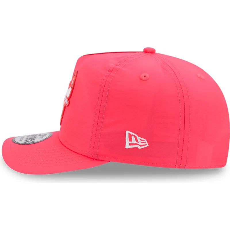 cap-islenkta-pink-adjustable-strap-golfer-everyday-nylon-chicago-bulls-nba-new-era