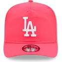 rozowa-regulowana-czapka-z-zakrzywionym-daszkiem-golfer-everyday-nylon-los-angeles-dodgers-mlb-new-era
