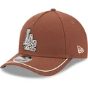 cap-islenkta-brown-snapback-9forty-m-crown-a-frame-motorsport-los-angeles-dodgers-mlb-new-era