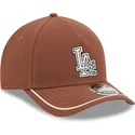 cap-islenkta-brown-snapback-9forty-m-crown-a-frame-motorsport-los-angeles-dodgers-mlb-new-era