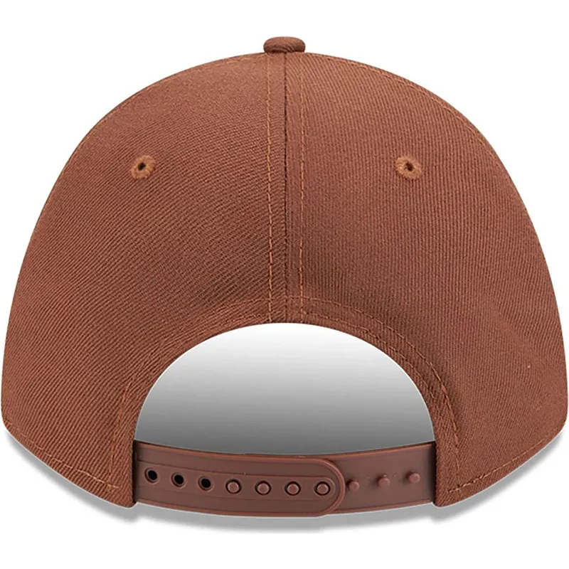 cap-islenkta-brown-snapback-9forty-m-crown-a-frame-motorsport-los-angeles-dodgers-mlb-new-era