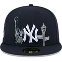 kepure-plokscia-tamsiai-melyna-priglundanti-59fifty-state-stitch-new-york-yankees-mlb-new-era