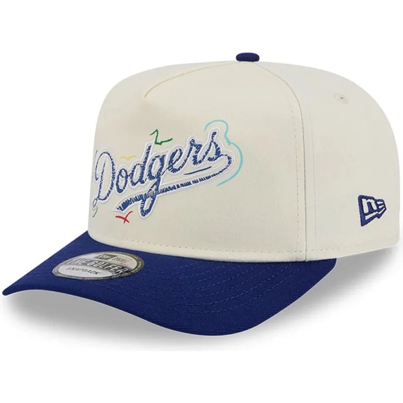 kepure-islenkta-melyna-snapback-golfer-team-scribble-los-angeles-dodgers-mlb-new-era
